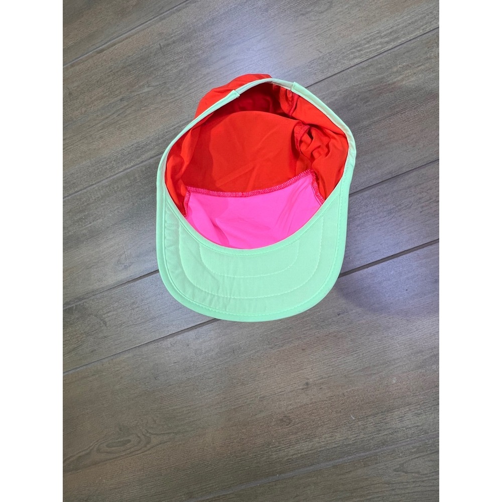 Brooks Lightweight Packable Hat Red Pink‎ Teal Running Athletic NWT - Picture 11 of 11